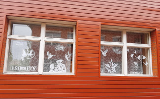 Участники всероссийской акции Окна Победы Участники всероссийской акции Окна Победы.